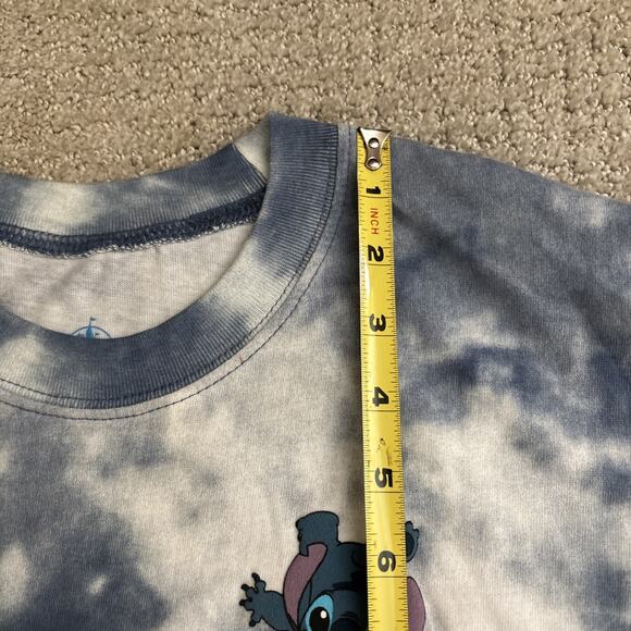 Disney Spirit Jersey Pullover Womens Sz L Stitch Walt Disney World 626 Tie Dye - Picture 9 of 10